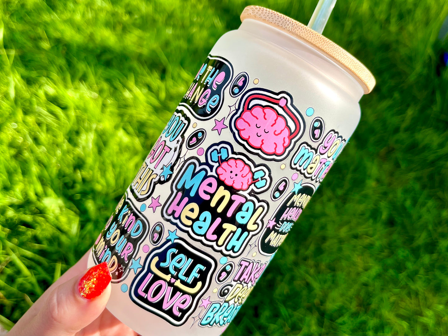 Mental Health Matters Can Glass