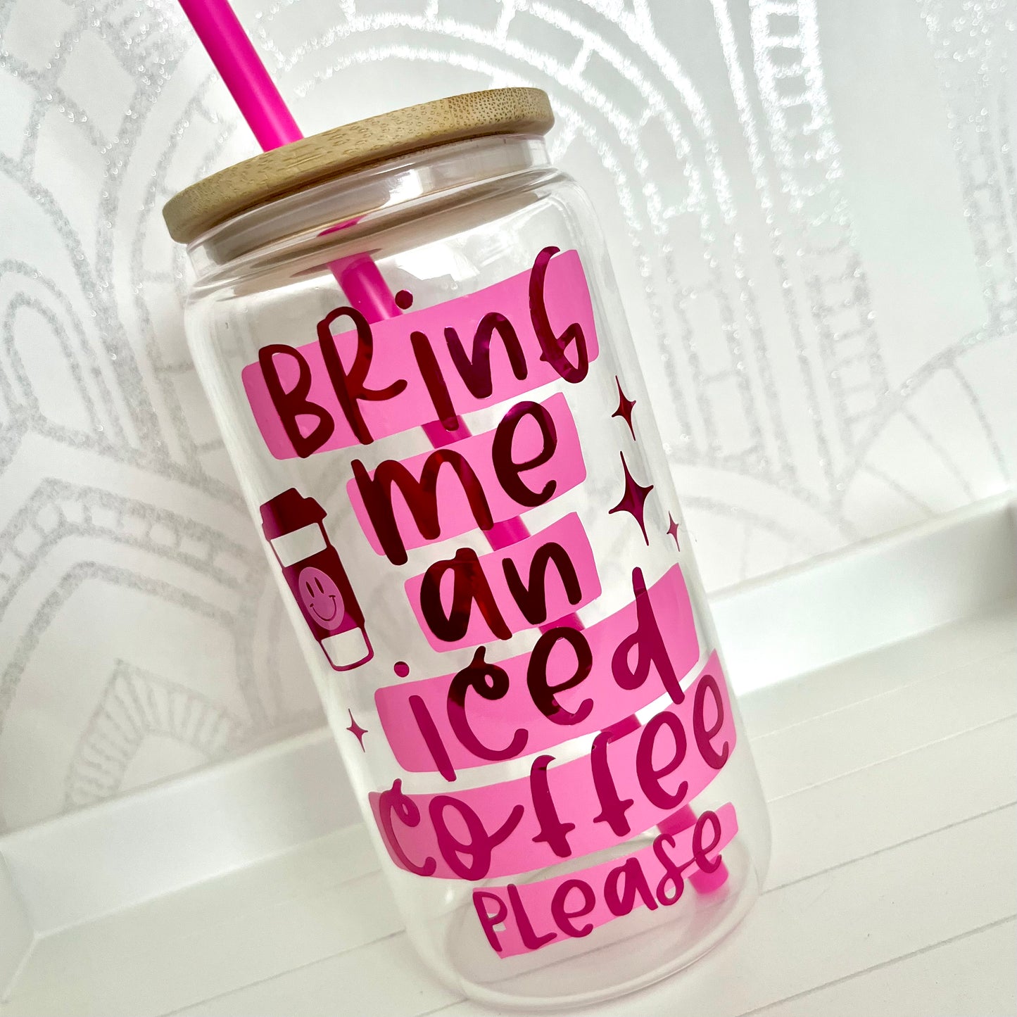Iced Coffee Can Glass