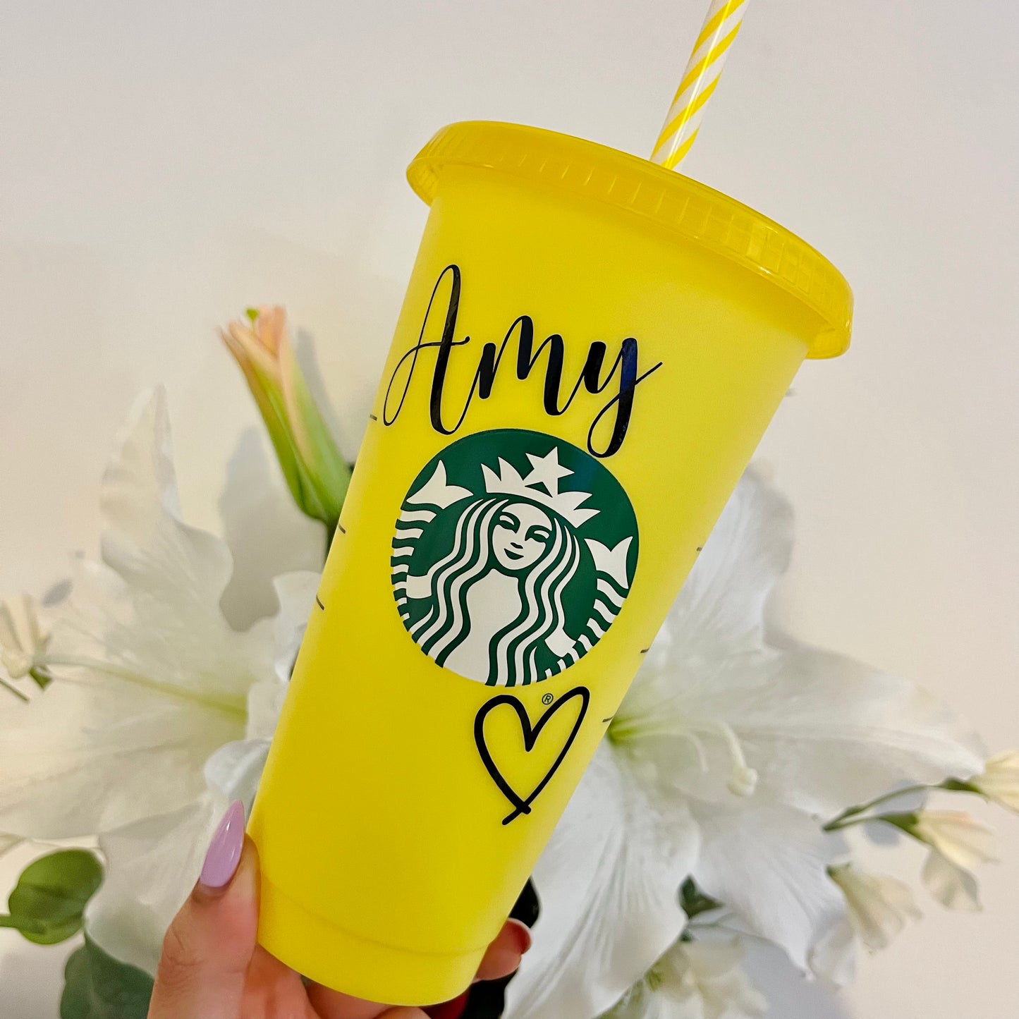 Starbucks 24oz Personalised Colour Changing Reusable Cold Cup
