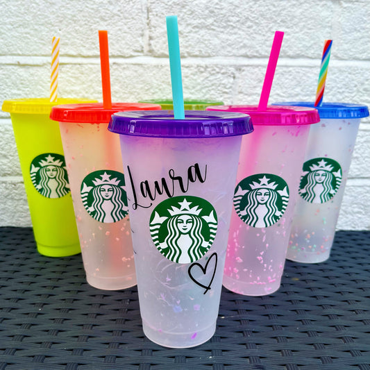 Starbucks 24oz Personalised Colour Changing Reusable Cold Cup